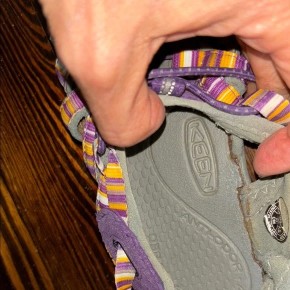 Keen Purple and Yellow Outdoor Sandals - Picture 5 of 9